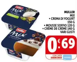 Deco Supermercati Muller mix crema di yogurt offerta