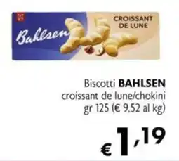 Maxi Supermercati Biscotti BAHLSEN croissant de lune/chokini offerta