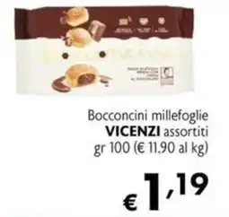Maxi Supermercati Bocconcini millefoglie VICENZI offerta
