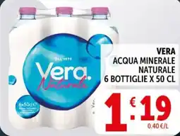 Deco Supermercati Vera acqua minerale naturale offerta