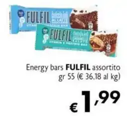 Maxi Supermercati Energy bars FULFIL offerta