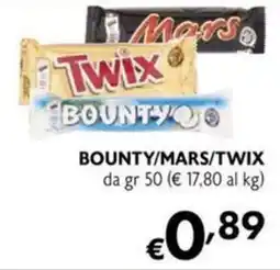 Maxi Supermercati Bounty/mars/twix offerta