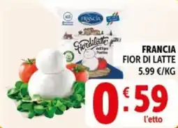 Deco Supermercati Francia fior di latte offerta