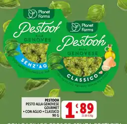 Deco Supermercati Pestooh pesto alla genovese gourmet, con aglio, classico offerta