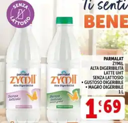 Deco Supermercati Parmalat zymil alta digeribilità latte uht senza lattosio offerta