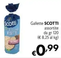 Maxi Supermercati Gallette SCOTTI offerta