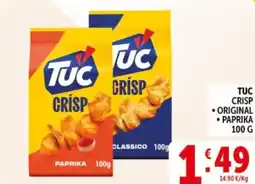 Deco Supermercati Tuc crisp, original, paprika offerta