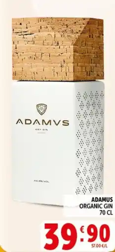 Deco Supermercati Adamus organic gin offerta