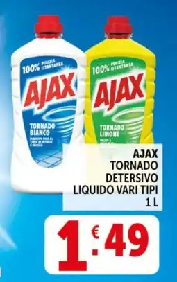 Deco Supermercati Ajax tornado detersivo liquido offerta