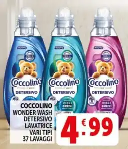 Deco Supermercati Coccolino wonder wash detersivo lavatrice offerta
