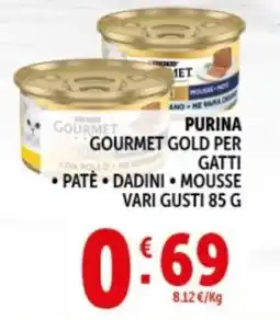 Deco Supermercati Purina gourmet gold per gatti offerta