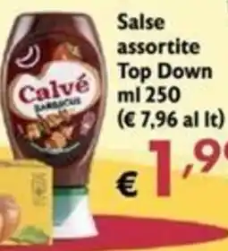 Maxi Supermercati Calvé Salse assortite Top Down offerta