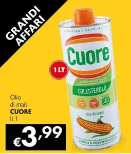 Maxi Supermercati Olio di mais CUORE offerta