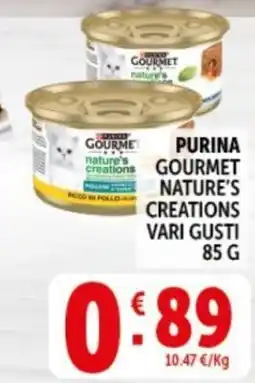 Deco Supermercati Purina gourme nature's creations offerta