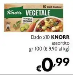 Maxi Supermercati Dado x10 KNORR offerta