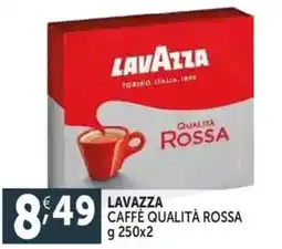 Deco Supermercati Lavazza caffè qualità rossa offerta