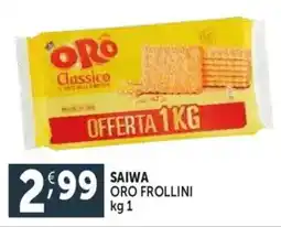 Deco Supermercati Saiwa oro frollini offerta