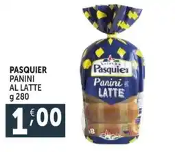Deco Supermercati Pasquier panini al latte offerta