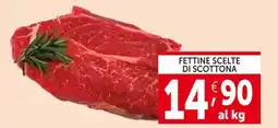 Deco Supermercati Fettine scelte di scottona offerta