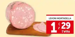 Deco Supermercati Levoni mortadella offerta