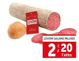 Deco Supermercati Levoni salame milano offerta
