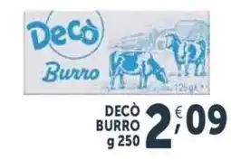 Deco Supermercati Decò burro offerta