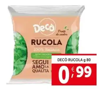Deco Supermercati Deco rucola offerta