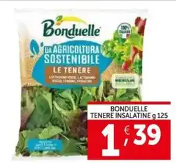 Deco Supermercati Bonduelle tenere insalatine offerta