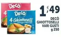Deco Supermercati Decò ghiottoselli offerta
