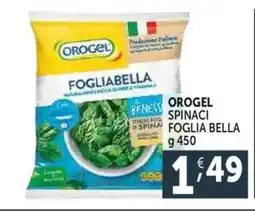 Deco Supermercati Orogel spinaci foglia bella offerta