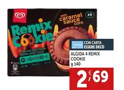Deco Supermercati Algida 4 remix cookie offerta