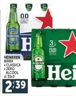 Deco Supermercati Heineken birra, classica, zero alcool offerta