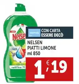 Deco Supermercati Nelsen piatti limone offerta