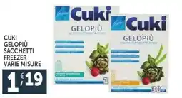 Deco Supermercati Cuki gelopiù sacchetti freezer offerta