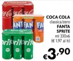 Maxi Supermercati COCA COLA classica/zero FANTA SPRITE offerta
