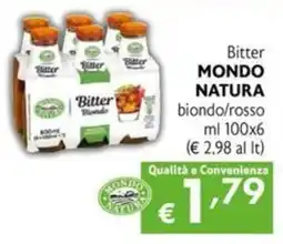 Maxi Supermercati Bitter MONDO NATURA biondo/rosso offerta