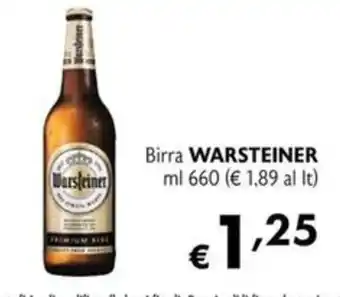 Maxi Supermercati Birra WARSTEINER offerta