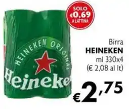 Maxi Supermercati Birra HEINEKEN offerta