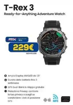 Euronics Amazfit T-Rex 3 offerta