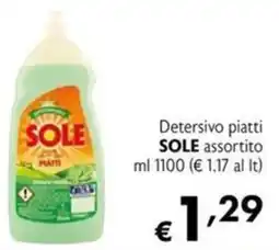 Maxi Supermercati Detersivo piatti SOLE offerta