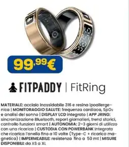 Euronics FITPADDY FitRing offerta