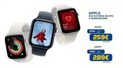 Euronics Apple watch serie se gps 3 generazione offerta
