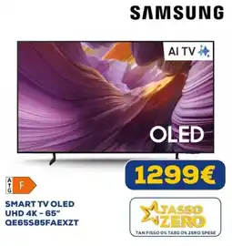 Euronics SAMSUNG SMART TV OLED UHD 4K - 65" QE65S85FAEXZT offerta