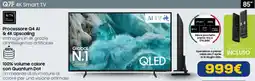 Euronics SAMSUNG Q7F 4K Smart TV offerta