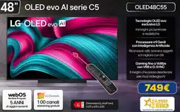Euronics LG OLED evo Al serie C5 OLED48C55 offerta