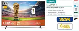 Euronics Hisense 55A69Q offerta