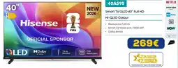 Euronics Hisense 40A59S offerta