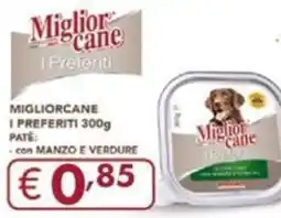Maxi Supermercati Migliorcane i preferiti pate con manzo e verdure offerta