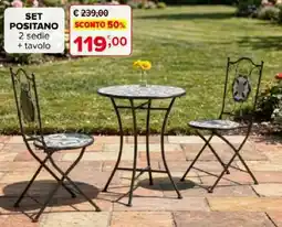 Iperal Set positano 2 sedie + tavolo offerta