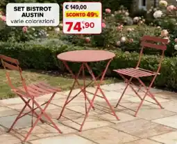 Iperal Set bistrot austin offerta